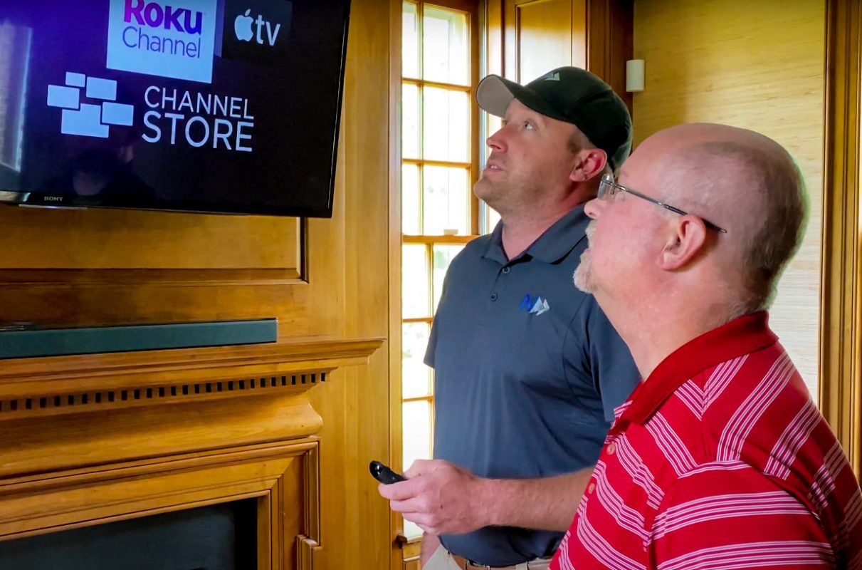 National OnDemand Technician showing customer how to use the new equipment. National OnDemand Technician showing customer how to use the new equipment.