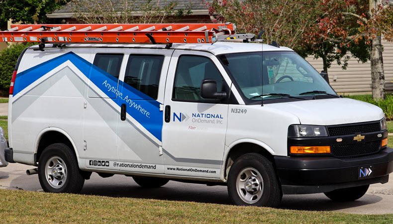 10 Ways Your Last Mile Partner Can Ensure Your Fiber Project’s Success A National OnDemand installation van sits outside a customer's home. A part of National OnDemand's Last Mile division
