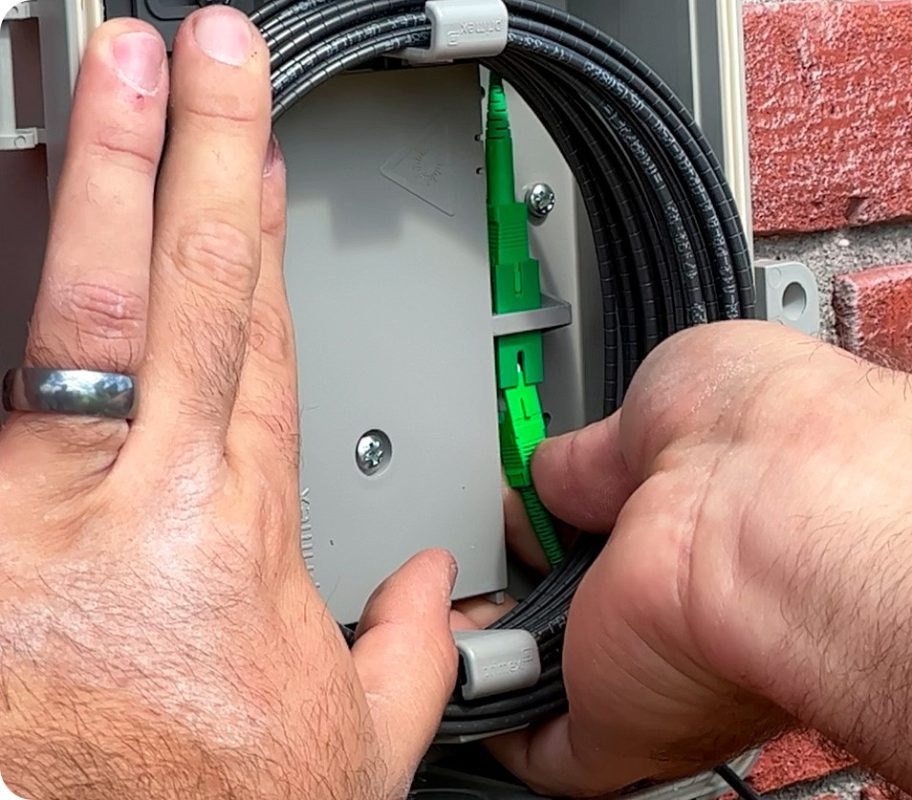 11 Reasons Why Fiber Optic Technicians Have a Bright Future Precision and care in action—our telecommunications technician expertly connects high-speed fiber optic cables to ensure seamless communication and connectivity for homes and businesses.